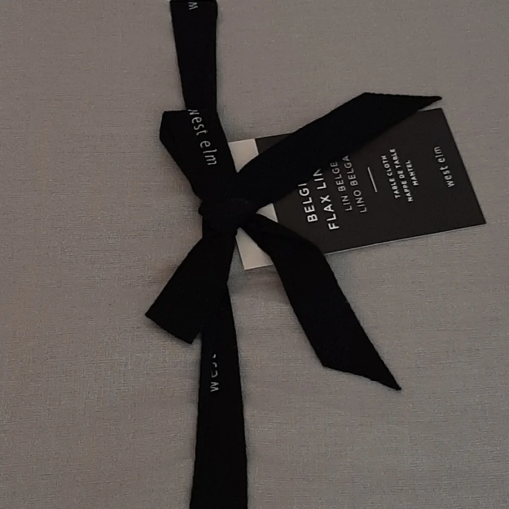 *West Elm 100% Belgian Linen 60